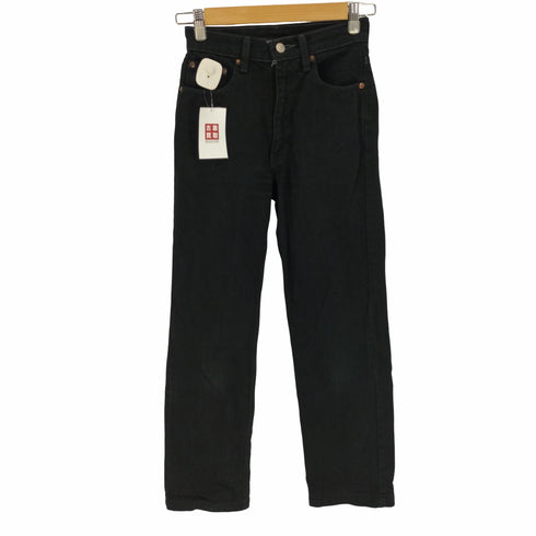 リーバイス Levis 90S 511 日本製 ボタン裏J09 ブラック デニム パンツ 94年製 レディース W27 Ⅼ32