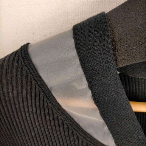 レイビームス Ray BEAMS シアー ネック ライン Vネック プルオーバー レディース