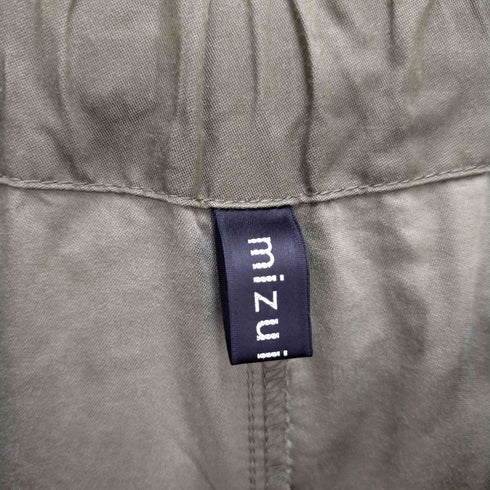 ミズイロインド mizuiro ind 24SS モールスキンワイドカーゴパンツ レディース FREE