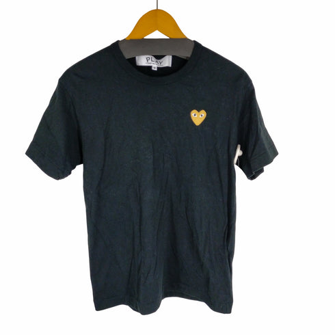 プレイコムデギャルソン PLAY COMME des GARCONS PLAY CD ハート刺しゅうクルーネックTシャツ メンズ JPN:M