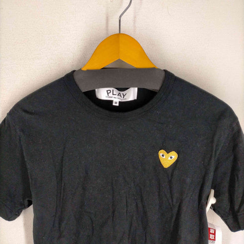 プレイコムデギャルソン PLAY COMME des GARCONS PLAY CD ハート刺しゅうクルーネックTシャツ メンズ JPN:M