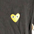 プレイコムデギャルソン PLAY COMME des GARCONS PLAY CD ハート刺しゅうクルーネックTシャツ メンズ JPN:M