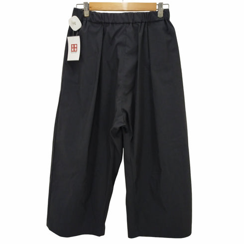 ミズイロインド mizuiro ind 24SS ハイウエストタックワイドパンツ レディース 2