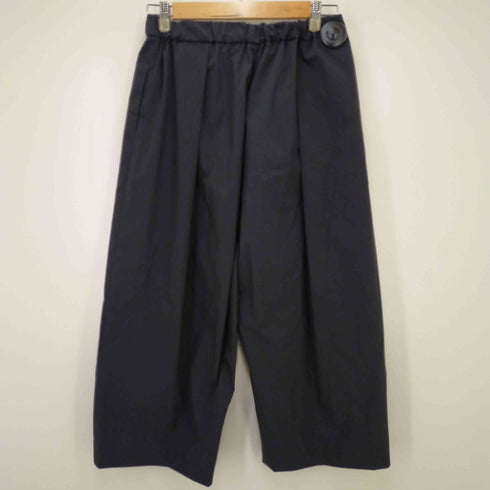 ミズイロインド mizuiro ind 24SS ハイウエストタックワイドパンツ レディース 2