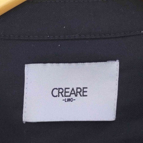 クレアーレ CREARE くすみカラー とろみ バンドカラーシャツ メンズ JPN:L