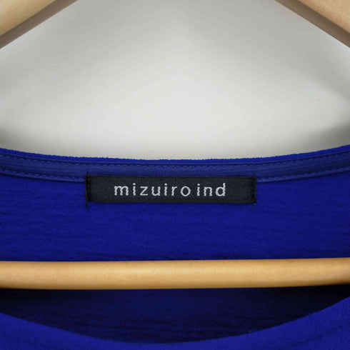 ミズイロインド mizuiro ind 24SS ボートネックコクーンプルオーバー レディース FREE