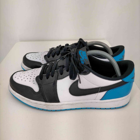 ジョーダンブランド JORDAN BRAND Nike Air Jordan 1 Low OG Black and Dark Powder Blue/UNC メンズ JPN:26.5