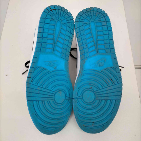 ジョーダンブランド JORDAN BRAND Nike Air Jordan 1 Low OG Black and Dark Powder Blue/UNC メンズ JPN:26.5