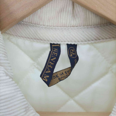 ラベンハム LAVENHAM 英国製 襟コーデュロイ キルティングジャケット レディース DE:36
