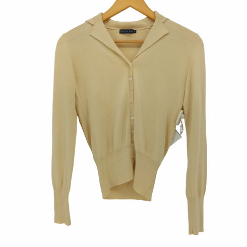 ラルフローレン RALPH LAUREN コットン ニット カーディガン レディース import:M