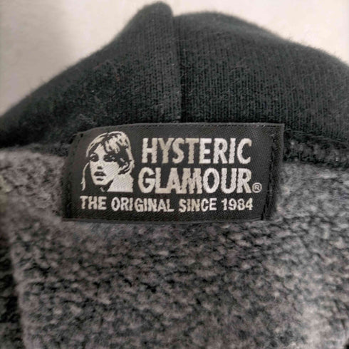 ヒステリックグラマー HYSTERIC GLAMOUR BEAR COOPERオーバーサイズパーカー レディース FREE