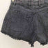 サンドロ sandro PARIS カットオフ ブラック デニム ショーツ パンツ レディース EUR:38