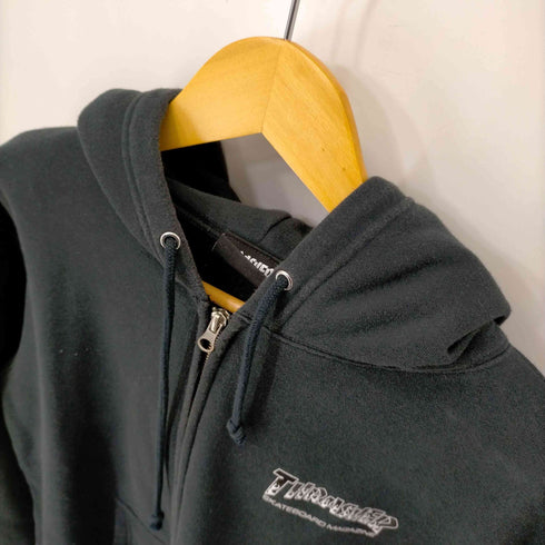 スラッシャーマガジン THRASHER MAGAZINE ロゴプリントジップパーカー メンズ