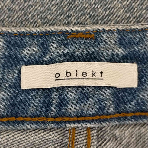 オブレクト oblekt ワイドデニムパンツ レディース JPN:S