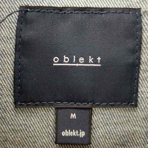 オブレクト oblekt しわ加工デニムジャケット メンズ JPN:M