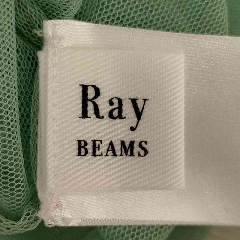 レイビームス Ray BEAMS チュールシースルーハーフスリーブTシャツ レディース
