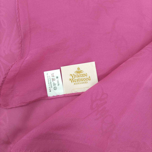 ヴィヴィアンウエストウッド アクセサリー Vivienne Westwood Accessories オーブ 総柄シルク スカーフ レディース