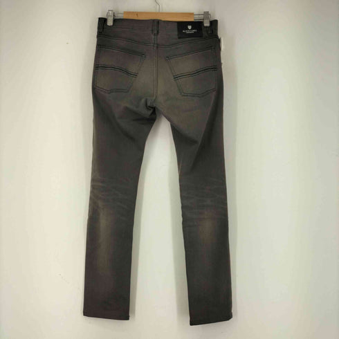 ブラックレーベルクレストブリッジ BLACK LABEL CREST BRIDGE ブラックスキニーデニムパンツ メンズ JPN:S