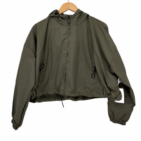ザラ ZARA ショート丈 フーデッドジャケット レディース import:M