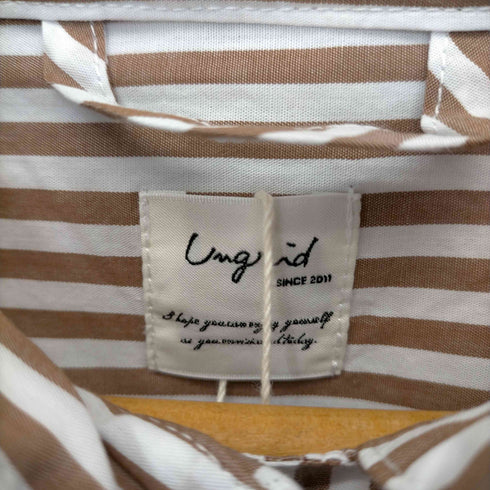 アングリッド Ungrid ストライプルーズシャツ レディース JPN:M