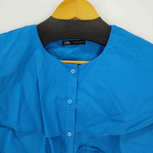 ザラ ZARA フリルシャツブラウス レディース import:S