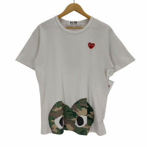 プレイコムデギャルソン PLAY COMME des GARCONS ワッペン ハート クルーネック メンズ JPN:L