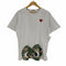 プレイコムデギャルソン PLAY COMME des GARCONS ワッペン ハート クルーネック メンズ JPN:L