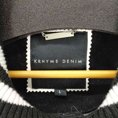 クライムデニム KRHYME DENIM アーム切替ワッペンスタジャン メンズ JPN:L
