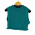 ザラ ZARA サマーニットベスト エメラルドグリーン レディース import:M