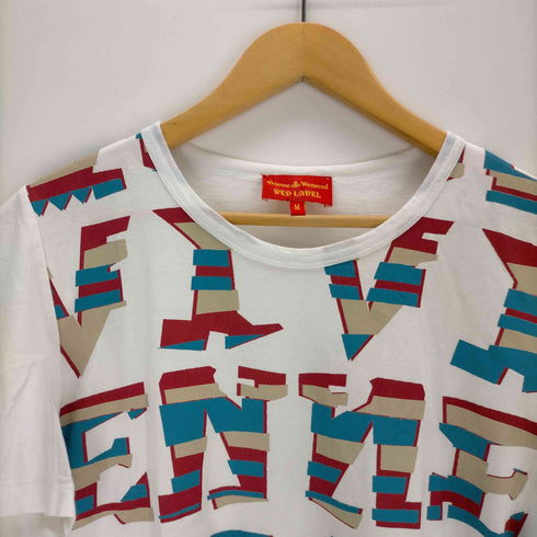 ヴィヴィアンウエストウッドレッドレーベル Vivienne Westwood RED LABEL フロントロゴプリントTシャツ レディース import:M
