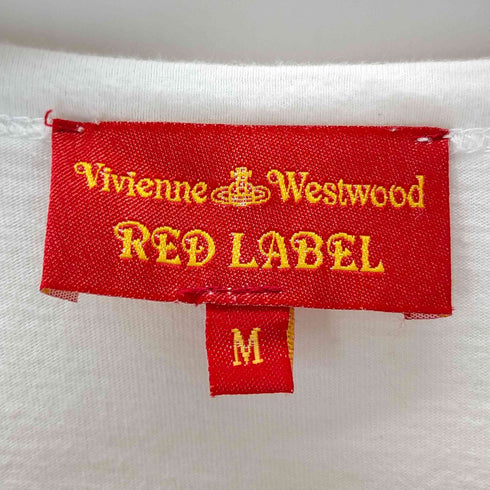 ヴィヴィアンウエストウッドレッドレーベル Vivienne Westwood RED LABEL フロントロゴプリントTシャツ レディース import:M