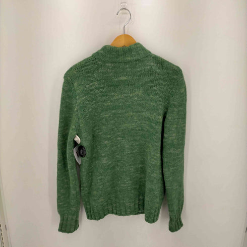 アーペーセー A.P.C. 00S MADE IN ITALY アルパカリネンブリーチ加工ニットジャケット メンズ import:S
