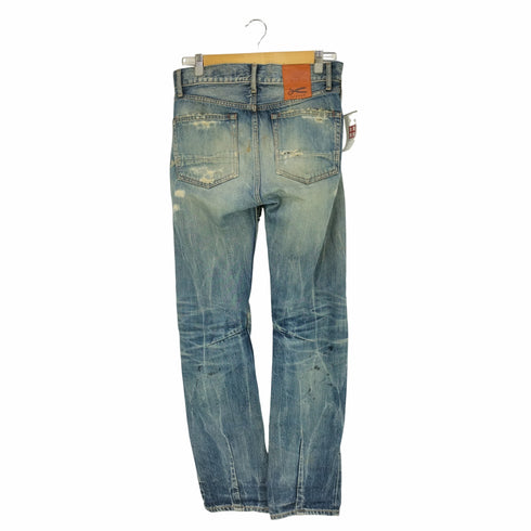 デンハム DENHAM 日本製 SLIM FIT ボタンフライ ストレートデニムパンツ メンズ W27