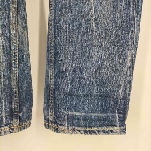 デンハム DENHAM 日本製 SLIM FIT ボタンフライ ストレートデニムパンツ メンズ W27