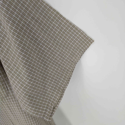 BELFALCON ビッグシルエット S/S チェックシャツ メンズ LL