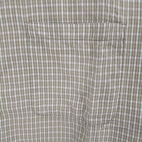 BELFALCON ビッグシルエット S/S チェックシャツ メンズ LL