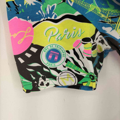 バレンシアガ BALENCIAGA CREW NECK NEON PRINTED OVERSIZED T-SHIRT メンズ JPN:M