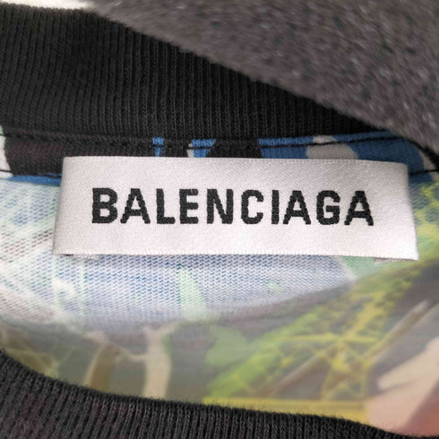 バレンシアガ BALENCIAGA CREW NECK NEON PRINTED OVERSIZED T-SHIRT メンズ JPN:M