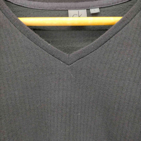 シーケーカルバンクライン ck Calvin Klein Vネック ウールニット メンズ import:L