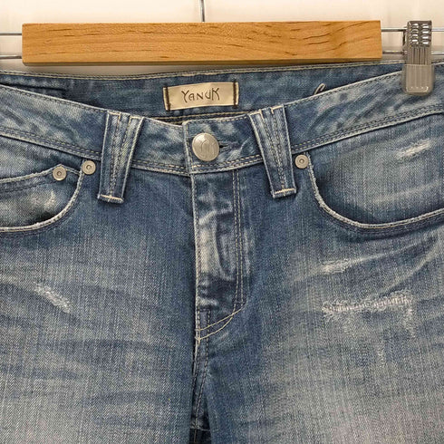 ヤヌーク YANUK クロップドジーンズ レディース 23