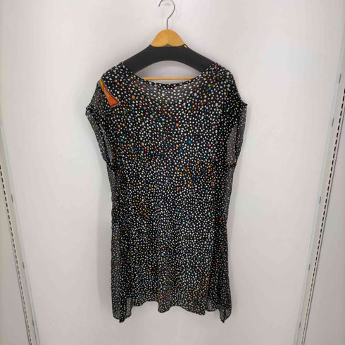 ツモリチサト TSUMORI CHISATO レーヨン混 シルク ドット ノースリーブ ワンピース レディース JPN:2
