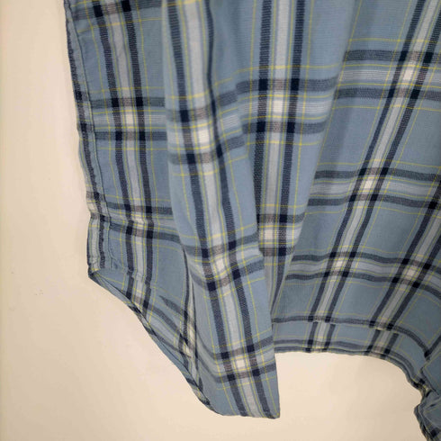 ディッキーズ Dickies 00s ボックスシルエット 半袖プルオーバーチェックシャツ メンズ JPN:L