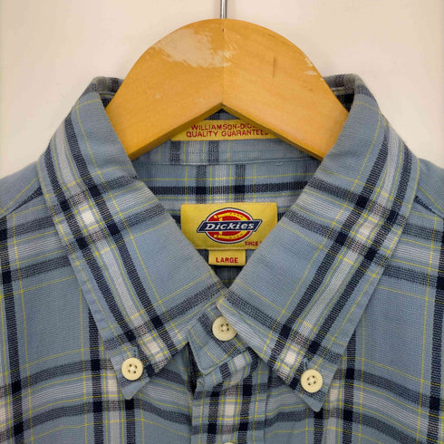 ディッキーズ Dickies 00s ボックスシルエット 半袖プルオーバーチェックシャツ メンズ JPN:L