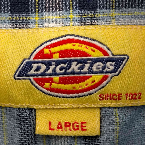 ディッキーズ Dickies 00s ボックスシルエット 半袖プルオーバーチェックシャツ メンズ JPN:L
