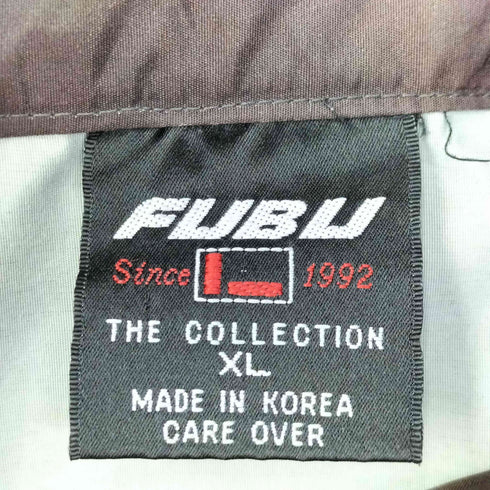 フブ FUBU 90S グラデーション フルジップ ナイロン ジャケット Y2K メンズ JPN:XL