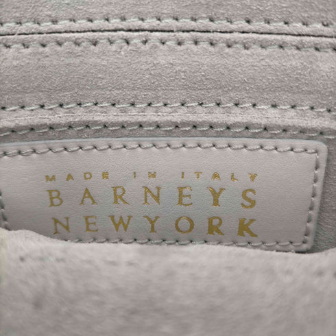 バーニーズニューヨーク BARNEYS NEWYORK イタリア製 チェーンショルダー ヌバックレザーバッグ レディース