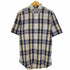 エルエルビーン L.L.Bean 90s ボックスシルエット ボタンダウン半袖チェックシャツ メンズ import:M