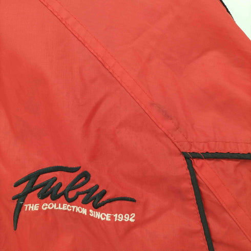 フブ FUBU 90-00S ロゴ刺繍 ライン フルジップ ナイロン ジャケット メンズ JPN:XL