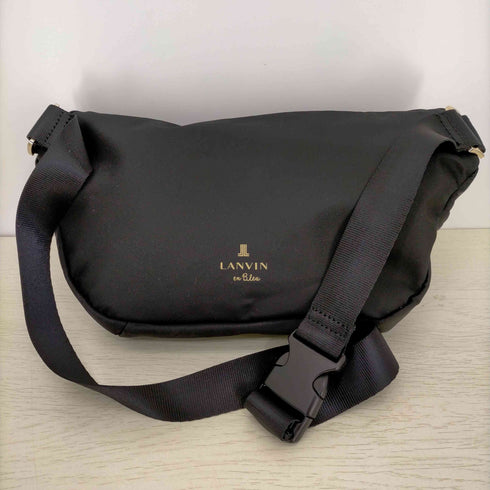 ランバンオンブルー LANVIN en Bleu リボンウエストポーチ ボディバッグ レディース