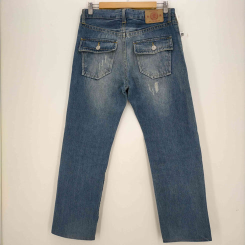 ブーデンショウテン 豊天商店 Y2K ドクロ ジッパーフライ デニムパンツ メンズ JPN:M